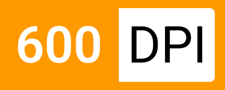 600 DPI for printing