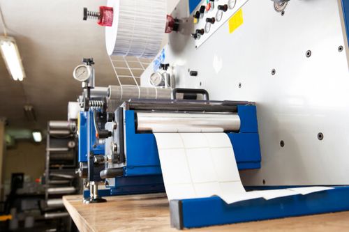 Printing blank and coloured labels